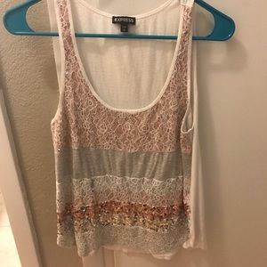 Express sequin tank